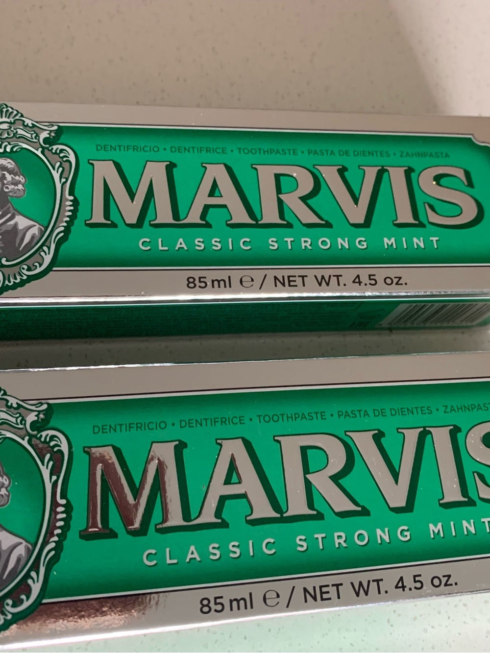 Marvis Classic Strong Mint Toothpaste - 4.5 oz